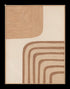 Mae, Painting, Framed poster, Poster, H80xW60xD3,8cm, Brown/Sand